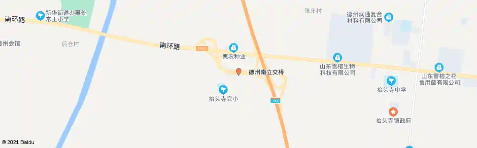 德州南环路口_公交站地图_德州公交_妙搜公交查询2025