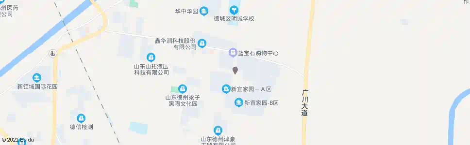 德州大刘庄_公交站地图_德州公交_妙搜公交查询2025