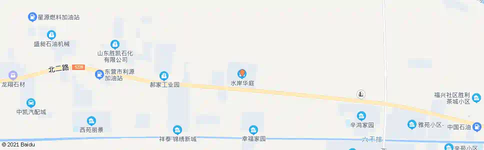 东营水岸华庭_公交站地图_东营公交_妙搜公交查询2025
