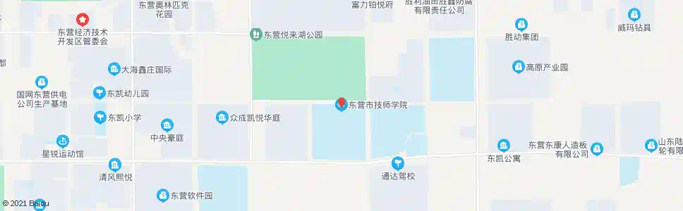 东营市中等专业学校_公交站地图_东营公交_妙搜公交查询2025