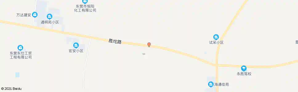 东营胜采二中队_公交站地图_东营公交_妙搜公交查询2025