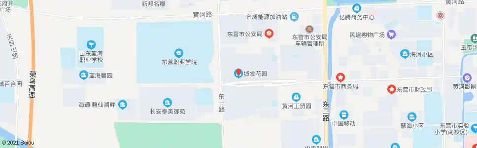 东营城发花园_公交站地图_东营公交_妙搜公交查询2025