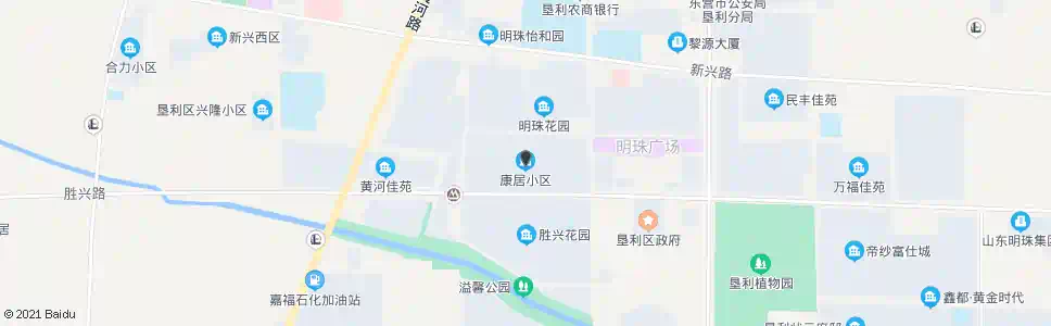 东营康居小区_公交站地图_东营公交_妙搜公交查询2025