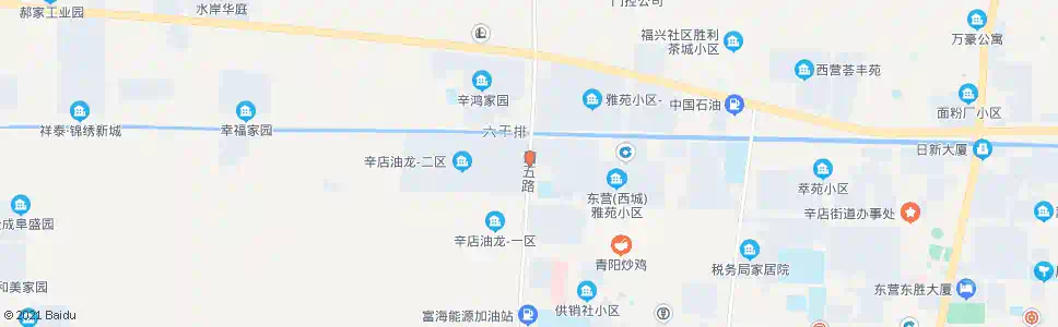 东营油龙小区_公交站地图_东营公交_妙搜公交查询2025