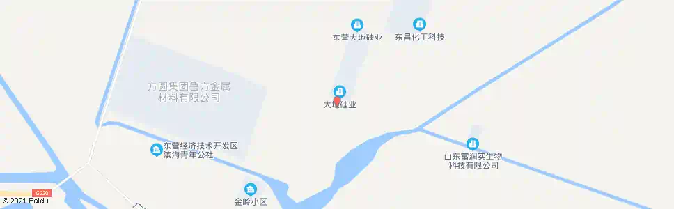 东营大地硅业_公交站地图_东营公交_妙搜公交查询2025