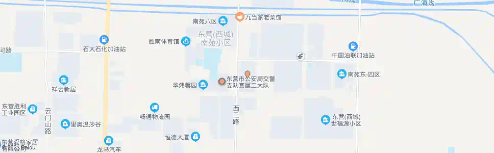 东营南苑一区_公交站地图_东营公交_妙搜公交查询2025