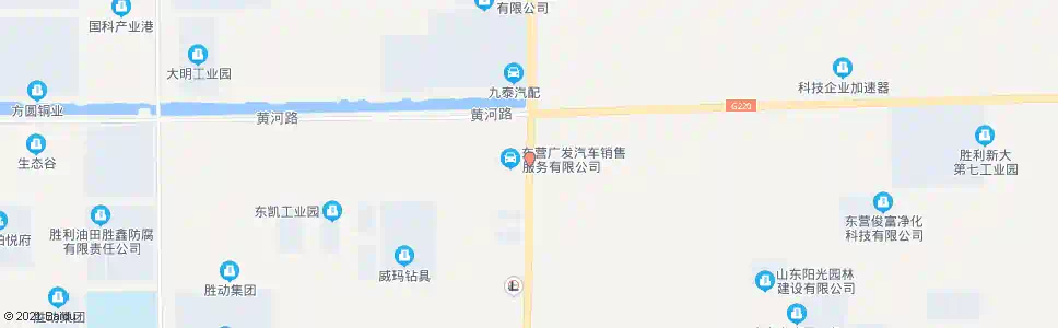 东营广发汽销_公交站地图_东营公交_妙搜公交查询2025
