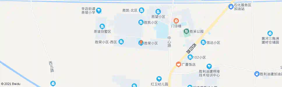 东营胜荣小区_公交站地图_东营公交_妙搜公交查询2025
