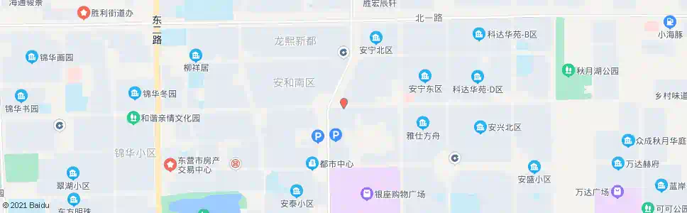 东营安慧西区北门_公交站地图_东营公交_妙搜公交查询2025