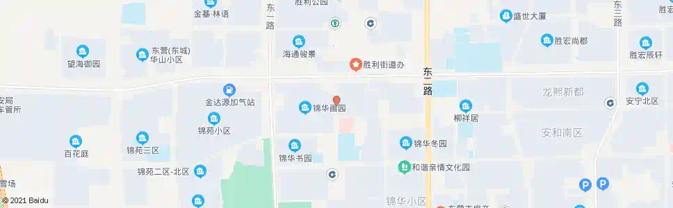 东营锦华七区_公交站地图_东营公交_妙搜公交查询2025