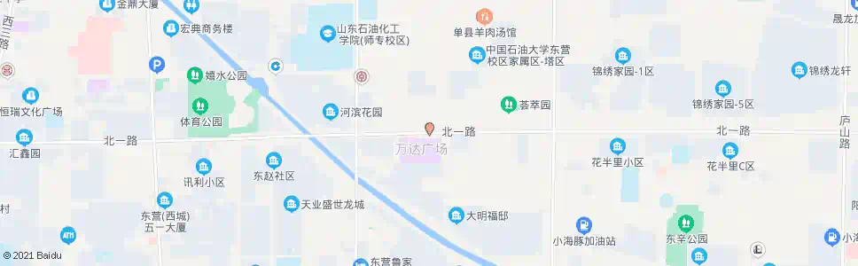 东营石大南门(万达广场)_公交站地图_东营公交_妙搜公交查询2025