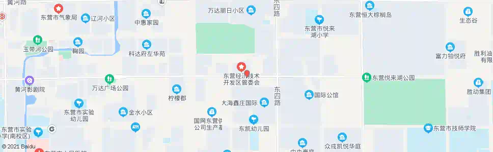 东营开发区管委会_公交站地图_东营公交_妙搜公交查询2025