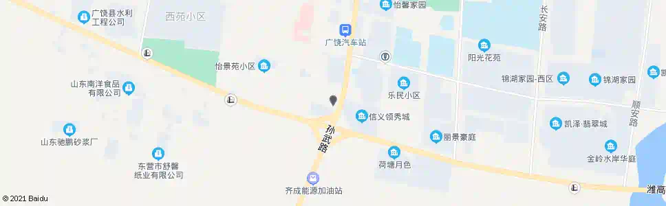 东营城南批发市场_公交站地图_东营公交_妙搜公交查询2025