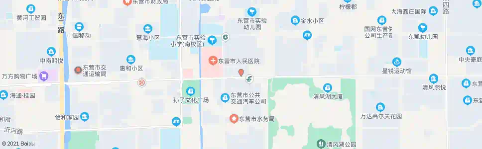 东营市政处_公交站地图_东营公交_妙搜公交查询2025