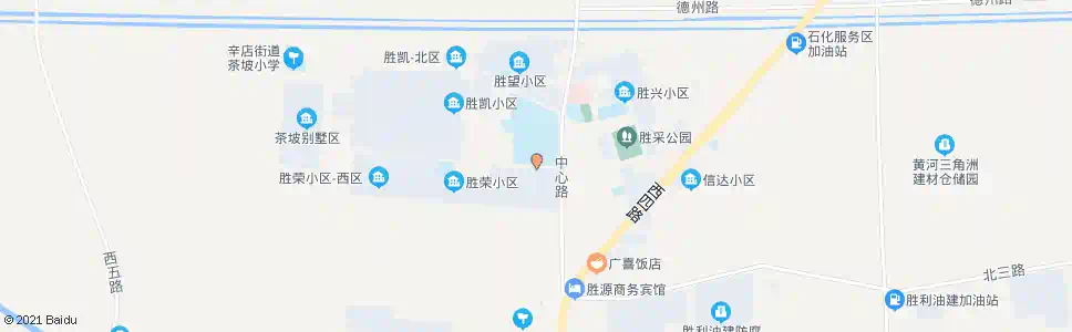 东营油田二中_公交站地图_东营公交_妙搜公交查询2025