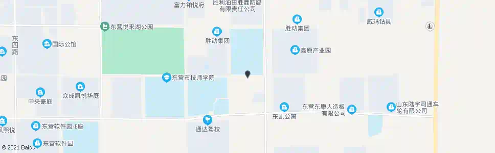 东营高原工业区_公交站地图_东营公交_妙搜公交查询2025