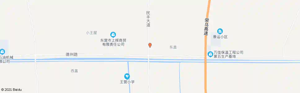 东营高盖村_公交站地图_东营公交_妙搜公交查询2025