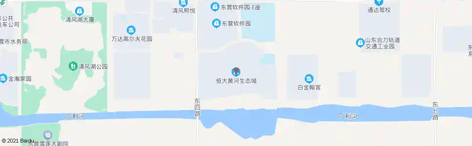 东营恒大黄河生态城_公交站地图_东营公交_妙搜公交查询2025