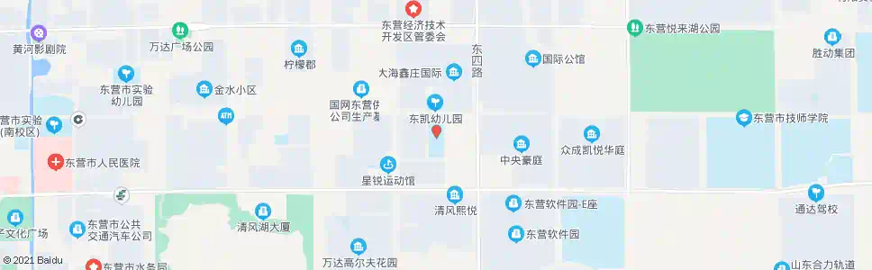 东营东凯小学_公交站地图_东营公交_妙搜公交查询2025