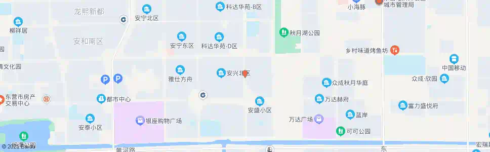 东营安盛北区西门_公交站地图_东营公交_妙搜公交查询2025