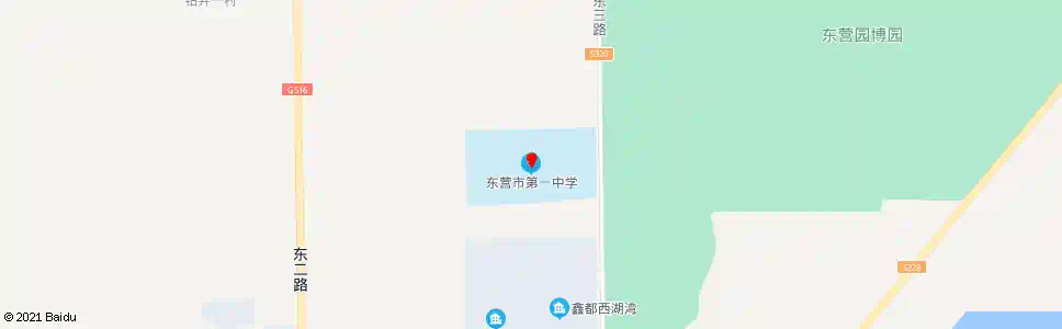 东营市一中_公交站地图_东营公交_妙搜公交查询2025