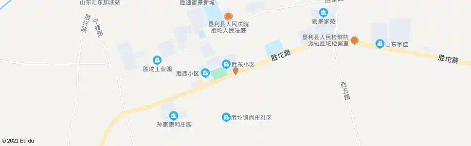 东营胜坨镇政府_公交站地图_东营公交_妙搜公交查询2025