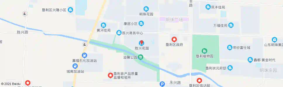 东营胜兴花园_公交站地图_东营公交_妙搜公交查询2025