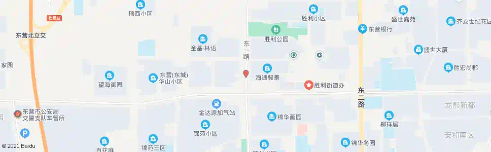 东营海通骏景西门_公交站地图_东营公交_妙搜公交查询2025