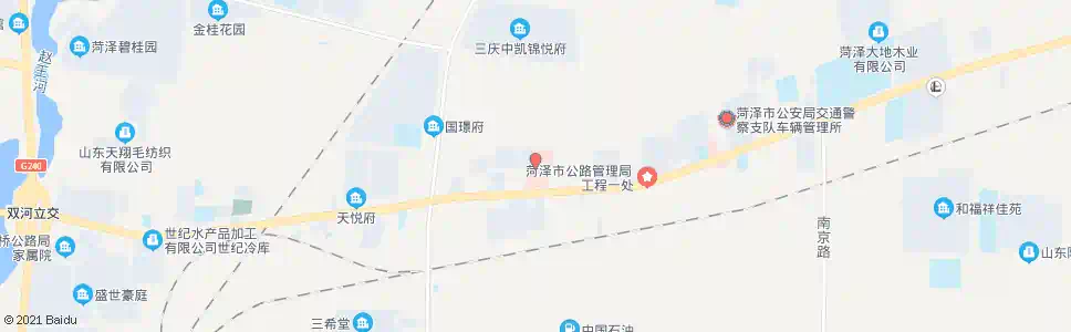 菏泽博爱医院_公交站地图_菏泽公交_妙搜公交查询2025
