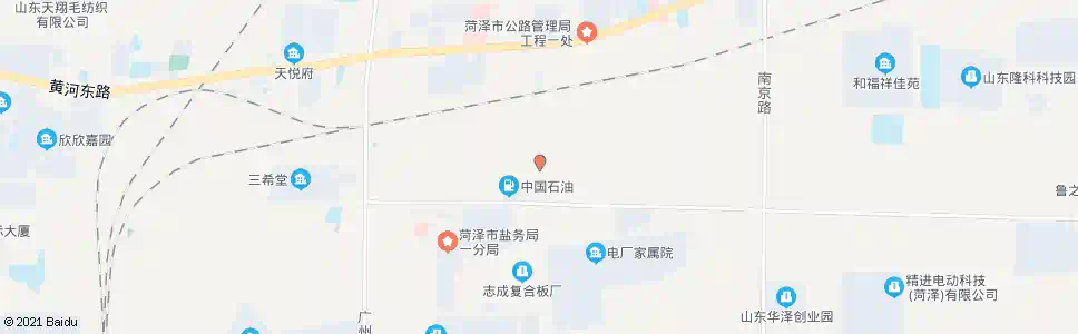 菏泽亚皇公司_公交站地图_菏泽公交_妙搜公交查询2025