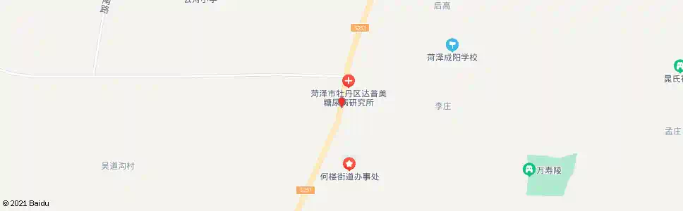 菏泽玉皇庙_公交站地图_菏泽公交_妙搜公交查询2025