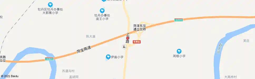 菏泽日东高速路政大队_公交站地图_菏泽公交_妙搜公交查询2025