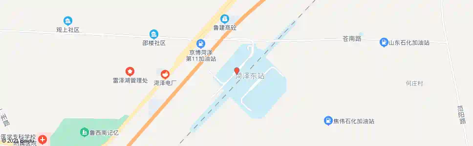 菏泽地托_公交站地图_菏泽公交_妙搜公交查询2025