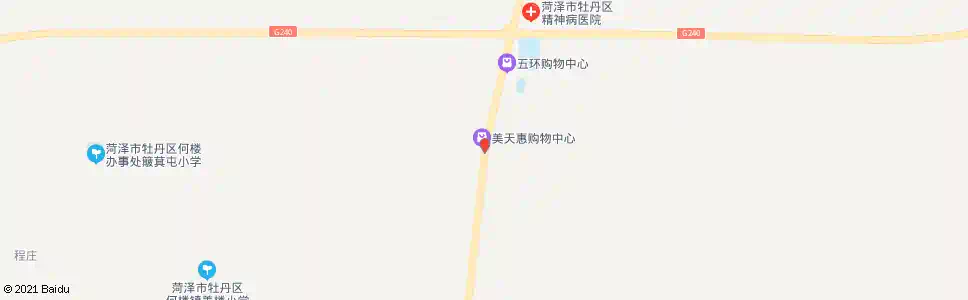 菏泽何楼南_公交站地图_菏泽公交_妙搜公交查询2025