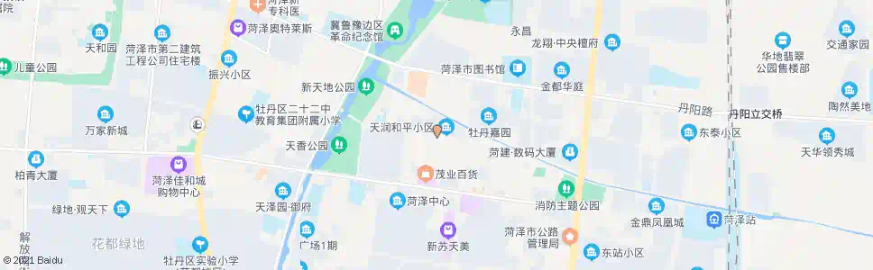 菏泽电业局家属院_公交站地图_菏泽公交_妙搜公交查询2025