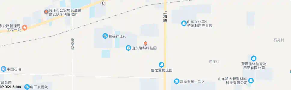 菏泽玻璃厂_公交站地图_菏泽公交_妙搜公交查询2025