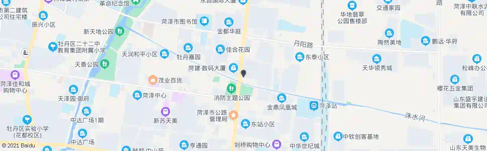 菏泽银盛园_公交站地图_菏泽公交_妙搜公交查询2025