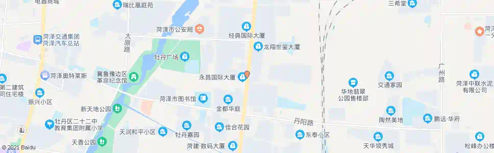 菏泽中国烟草_公交站地图_菏泽公交_妙搜公交查询2025