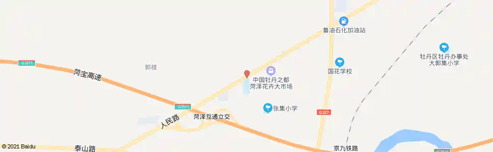 菏泽张集路口_公交站地图_菏泽公交_妙搜公交查询2025