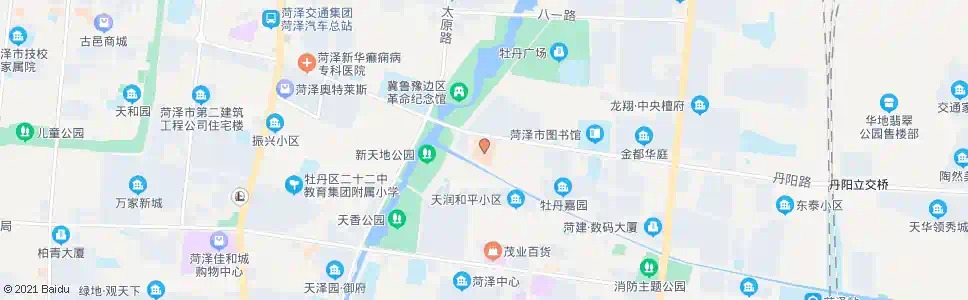 菏泽毓麟医院_公交站地图_菏泽公交_妙搜公交查询2025