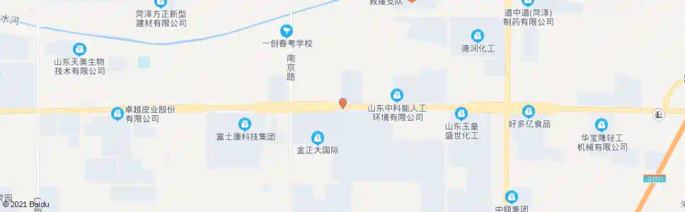 菏泽金正大国际_公交站地图_菏泽公交_妙搜公交查询2025