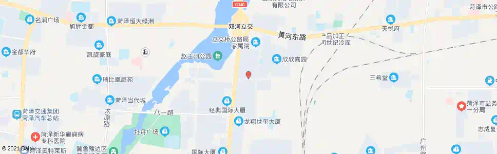 菏泽公园一号_公交站地图_菏泽公交_妙搜公交查询2025