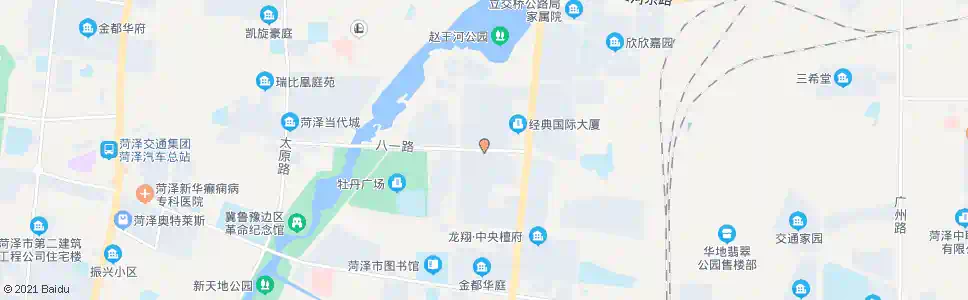 菏泽南华康城_公交站地图_菏泽公交_妙搜公交查询2025