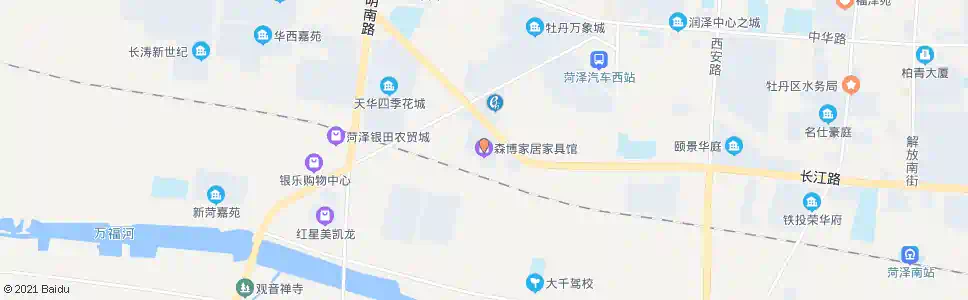 菏泽森博家具城_公交站地图_菏泽公交_妙搜公交查询2025