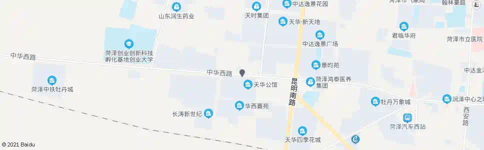 菏泽华西社区_公交站地图_菏泽公交_妙搜公交查询2025