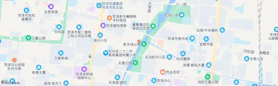 菏泽万福桥_公交站地图_菏泽公交_妙搜公交查询2025