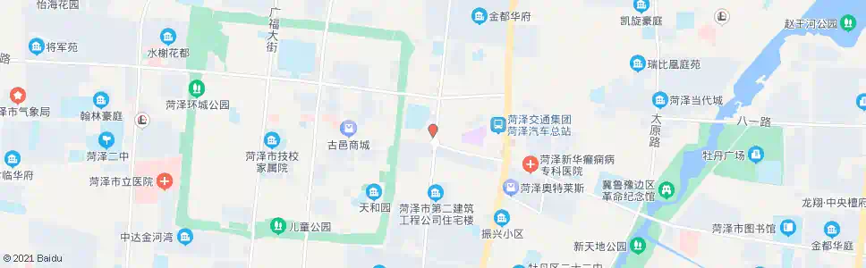 菏泽三角花园_公交站地图_菏泽公交_妙搜公交查询2025