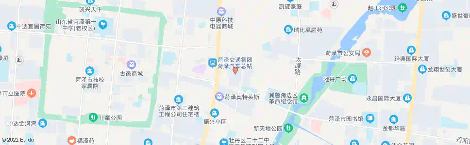 菏泽锦绣花城_公交站地图_菏泽公交_妙搜公交查询2025