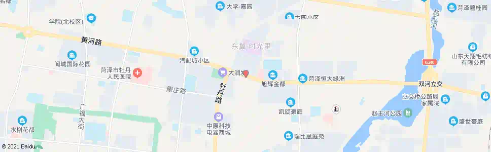 菏泽建材大市场_公交站地图_菏泽公交_妙搜公交查询2025