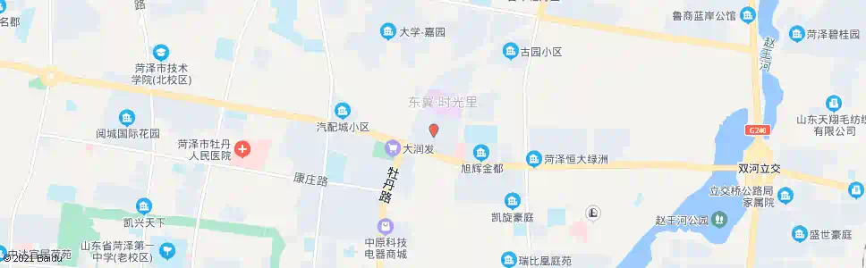 菏泽建材市场_公交站地图_菏泽公交_妙搜公交查询2025